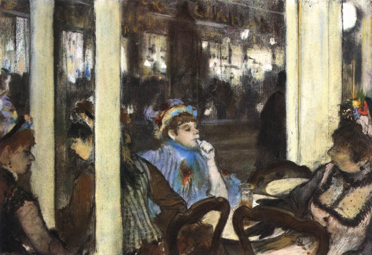 Donne alla terrazza di un caffè - Musée d'Orsay, Paris